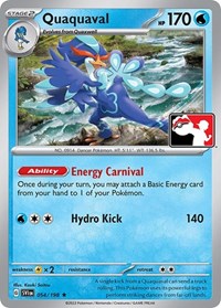 Quaquaval #054 Quaquaval - Prize Pack Series Cards - #054 - Pokemon TCG card