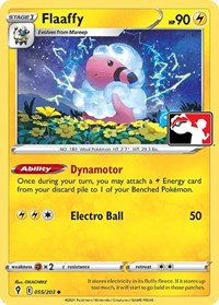 Flaaffy #055 Flaaffy - Prize Pack Series Cards - #055 - Pokemon TCG card