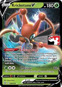 Kricketune V #006 Kricketune V - Prize Pack Series Cards - #006 - Pokemon TCG card