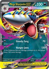 Mega Sharpedo ex #061 Mega Sharpedo ex - Prize Pack Series Cards - #061 - Pokemon TCG card
