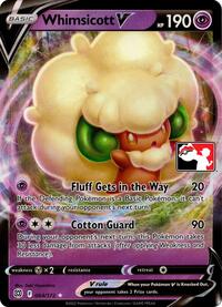 Whimsicott V - Prize Pack Series Cards - #064 - Pokemon TCG card