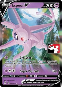 Espeon V #064 Espeon V - Prize Pack Series Cards - #064 - Pokemon TCG card