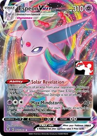 Espeon VMAX #065 Espeon VMAX - Prize Pack Series Cards - #065 - Pokemon TCG card