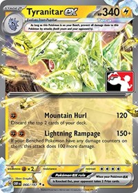 Tyranitar ex - Prize Pack Series Cards - #066 - Pokemon TCG card