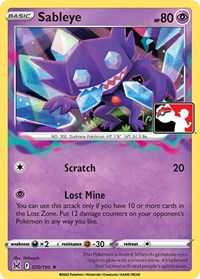 Sableye - Prize Pack Series Cards - #070 - Pokemon TCG card