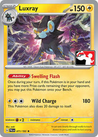 Luxray #071 Luxray - Prize Pack Series Cards - #071 - Pokemon TCG card