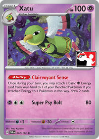 Xatu - Prize Pack Series Cards - #072 - Pokemon TCG card