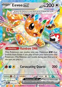 Eevee ex - Prize Pack Series Cards - #075 - Pokemon TCG card