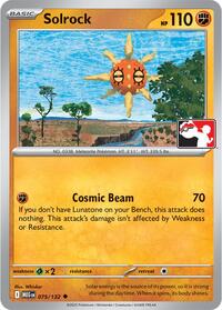 Solrock - Prize Pack Series Cards - #075 - Pokemon TCG card