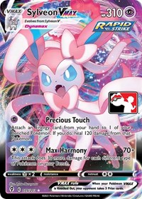 Sylveon VMAX #075 Sylveon VMAX - Prize Pack Series Cards - #075 - Pokemon TCG card