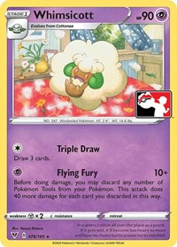 Whimsicott #076 Whimsicott - Prize Pack Series Cards - #076 - Pokemon TCG card