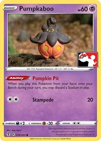 Pumpkaboo #076 Pumpkaboo - Prize Pack Series Cards - #076 - Pokemon TCG card