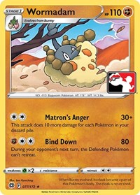 Wormadam #077 Wormadam - Prize Pack Series Cards - #077 - Pokemon TCG card
