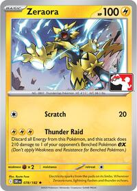Zeraora #078 Zeraora - Prize Pack Series Cards - #078 - Pokemon TCG card