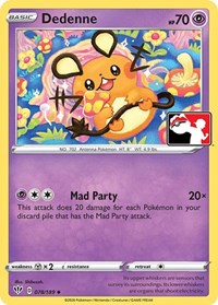 Dedenne #078 Dedenne - Prize Pack Series Cards - #078 - Pokemon TCG card