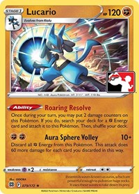 Lucario #079 Lucario - Prize Pack Series Cards - #079 - Pokemon TCG card