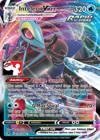 Inteleon VMAX - Prize Pack Series Cards - #079 - Pokemon TCG card