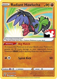 Radiant Hawlucha - Prize Pack Series Cards - #081 - Pokemon TCG card