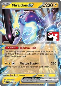 Miraidon ex #081 Miraidon ex - Prize Pack Series Cards - #081 - Pokemon TCG card