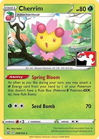 Cherrim #008 Cherrim - Prize Pack Series Cards - #008 - Pokemon TCG card