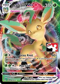 Leafeon VMAX #008 Leafeon VMAX - Prize Pack Series Cards - #008 - Pokemon TCG card
