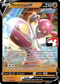 Medicham V - Prize Pack Series Cards - #083 - Pokemon TCG card