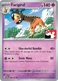 Farigiraf - Prize Pack Series Cards - #084 - Pokemon TCG card