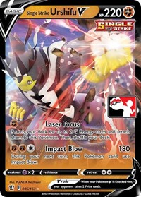 Single Strike Urshifu V #085 Single Strike Urshifu V - Prize Pack Series Cards - #085 - Pokemon TCG card