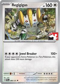 Regigigas #086 Regigigas - Prize Pack Series Cards - #086 - Pokemon TCG card