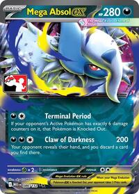 Mega Absol ex #086 Mega Absol ex - Prize Pack Series Cards - #086 - Pokemon TCG card