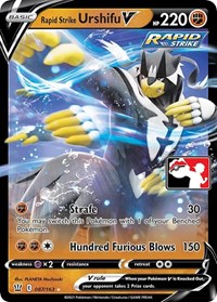 Rapid Strike Urshifu V #087 Rapid Strike Urshifu V - Prize Pack Series Cards - #087 - Pokemon TCG card