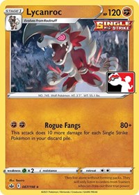 Lycanroc #087 Lycanroc - Prize Pack Series Cards - #087 - Pokemon TCG card