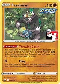 Passimian - Prize Pack Series Cards - #088 - Pokemon TCG card