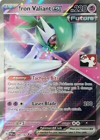 Iron Valiant ex - Prize Pack Series Cards - #089 - Pokemon TCG card