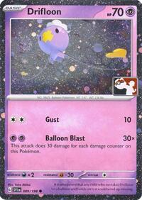 Drifloon #089 Drifloon - Prize Pack Series Cards - #089 - Pokemon TCG card