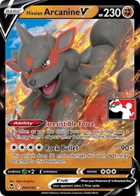 Hisuian Arcanine V #090 Hisuian Arcanine V - Prize Pack Series Cards - #090 - Pokemon TCG card