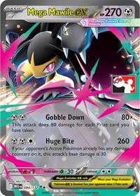 Mega Mawile ex #094 Mega Mawile ex - Prize Pack Series Cards - #094 - Pokemon TCG card