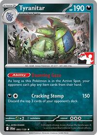 Tyranitar - Prize Pack Series Cards - #095 - Pokemon TCG card