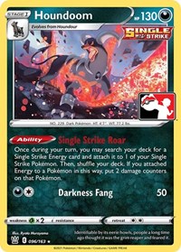 Houndoom #096 Houndoom - Prize Pack Series Cards - #096 - Pokemon TCG card