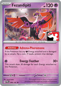 Fezandipiti - Prize Pack Series Cards - #096 - Pokemon TCG card