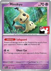 Mimikyu #097 Mimikyu - Prize Pack Series Cards - #097 - Pokemon TCG card