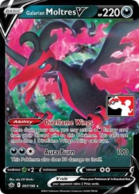 Galarian Moltres V - Prize Pack Series Cards - #097 - Pokemon TCG card