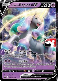 Galarian Rapidash V #SWSH111 Galarian Rapidash V - Prize Pack Series Cards - #SWSH111 - Pokemon TCG card