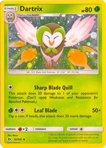 Dartrix - 10/149 - Blister Exclusives - #010 - Pokemon TCG card