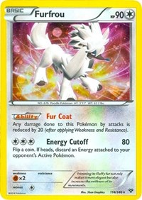 Furfrou - 114/146 - Blister Exclusives - #114 - Pokemon TCG card