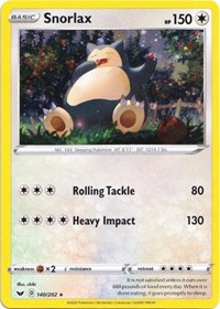 Snorlax - Blister Exclusives - #140 - Pokemon TCG card