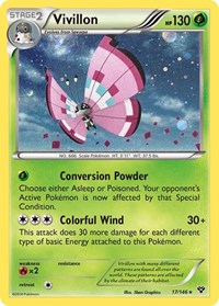 Vivillon - 17/146 - Blister Exclusives - #017 - Pokemon TCG card