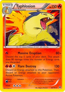 Typhlosion - 20/162 #020 Typhlosion - 20/162 - Blister Exclusives - #020 - Pokemon TCG card