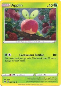 Applin - Blister Exclusives - #020 - Pokemon TCG card