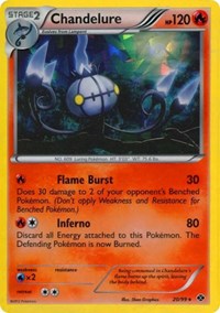 Chandelure - 20/99 - Blister Exclusives - #020 - Pokemon TCG card